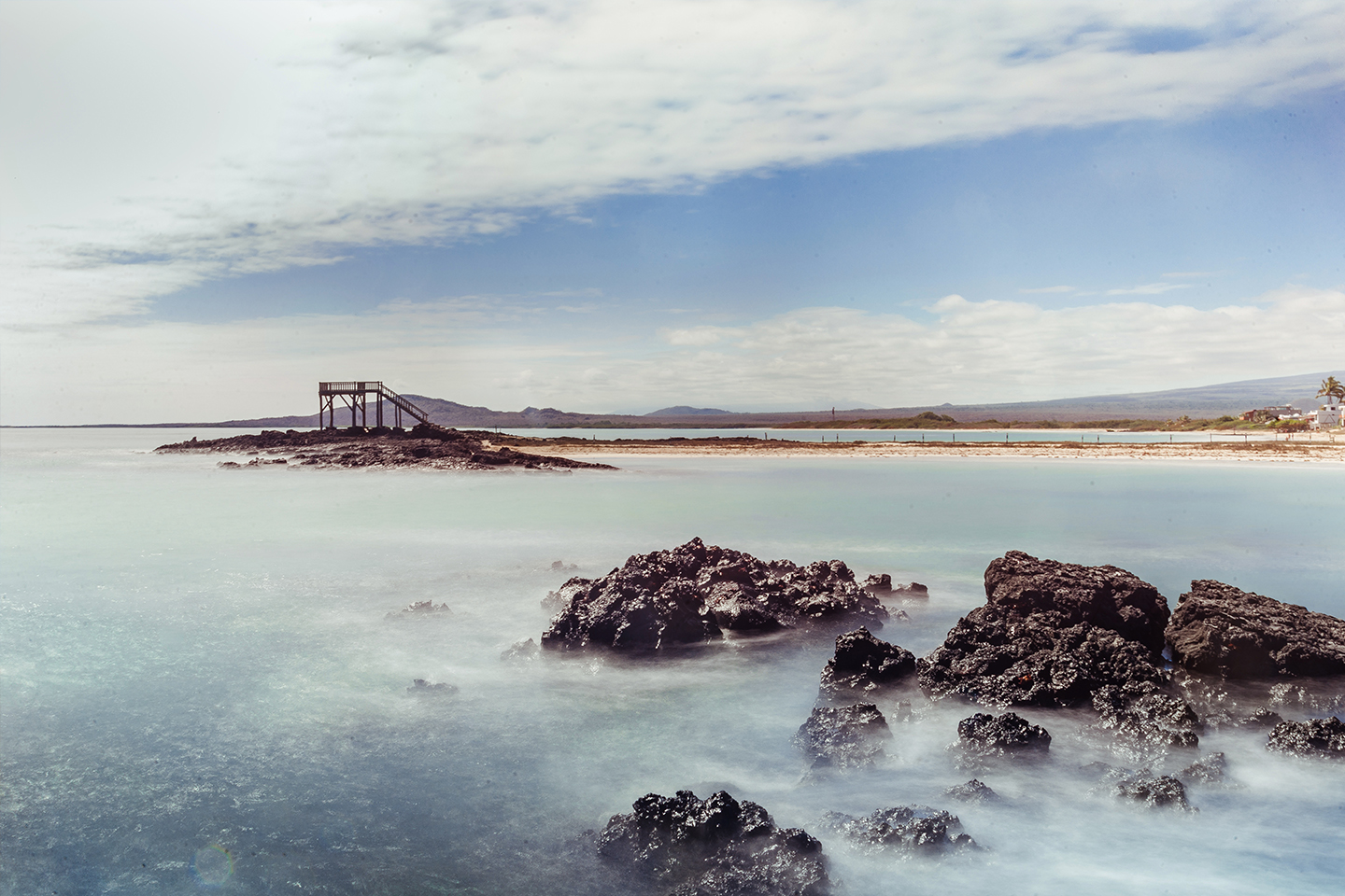 Lookout Pier on Isabela Island © Joshua Vela/Galápagos Conservancy